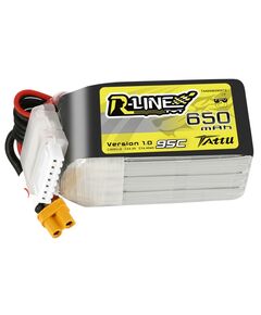 Аккумулятор Tattu R-Line V1.0 650мАч 6S 95C LiPo (XT30)