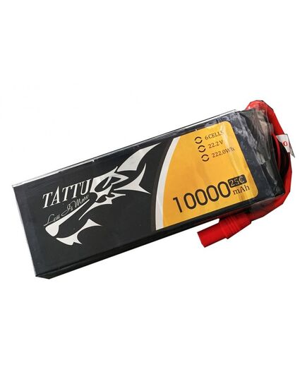 Аккумулятор Tattu 10000мАч 6S 25C 22,2В LiPo, изображение 2 Аккумулятор Tattu 10000мАч 6S 25C 22,2В LiPo, изображение 2