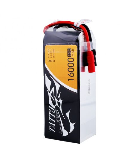 Аккумулятор Tattu 16000мАч 6S 15C 22,2В LiPo, изображение 2 Аккумулятор Tattu 16000мАч 6S 15C 22,2В LiPo, изображение 2
