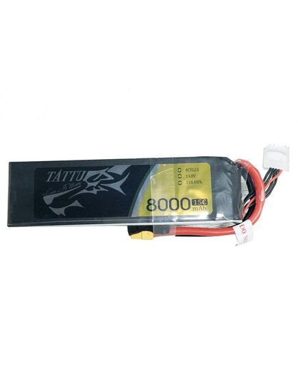 Аккумулятор Tattu 8000мАч 4S 15C 14,8В LiPo