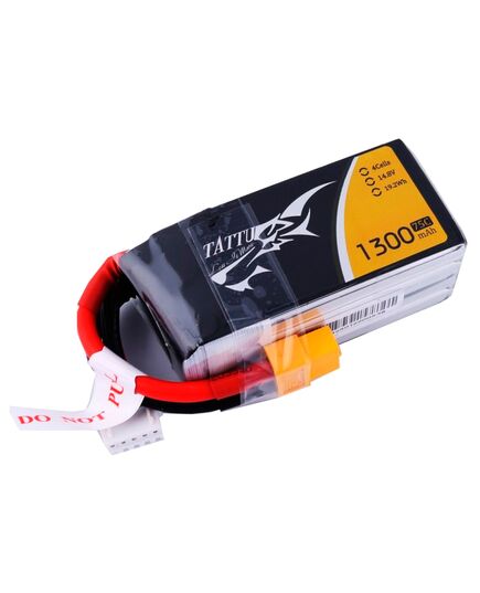 Аккумулятор Tattu R-Line V1.0 1300мАч 14,8В 75C 4S1P LiPo, изображение 2