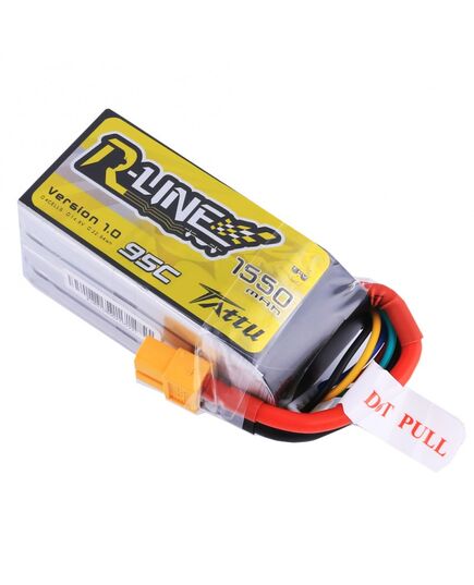 Аккумулятор Tattu R-Line V1.0 1550мАч 14,8В 95C 4S1P LiPo, изображение 3
