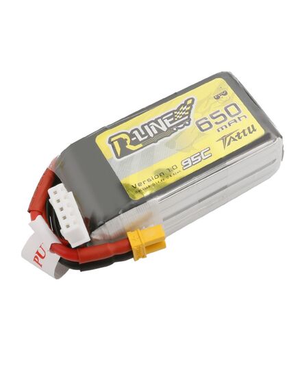 Аккумулятор Tattu R-Line V1.0 650мАч 4S 95C LiPo (XT30), изображение 3
