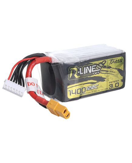 Аккумулятор Tattu R-Line V3.0 1400мАч 6S 120C LiPo (XT60)