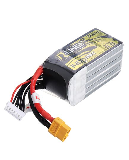 Аккумулятор Tattu R-Line V3.0 1400мАч 6S 120C LiPo (XT60), изображение 3 Аккумулятор Tattu R-Line V3.0 1400мАч 6S 120C LiPo (XT60), изображение 3