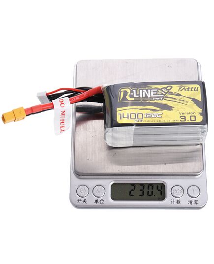 Аккумулятор Tattu R-Line V3.0 1400мАч 6S 120C LiPo (XT60), изображение 8 Аккумулятор Tattu R-Line V3.0 1400мАч 6S 120C LiPo (XT60), изображение 8