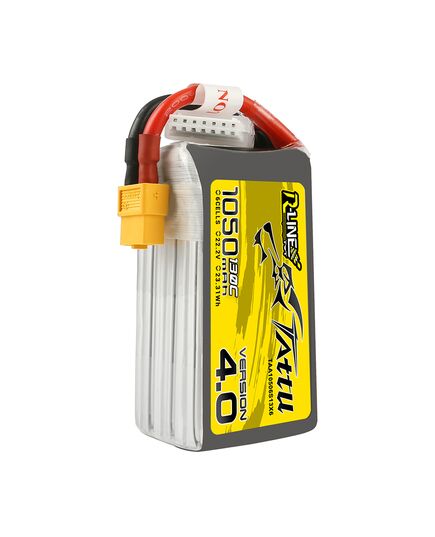 Аккумулятор Tattu R-Line V4.0 1050мАч 130C 6S LiPo (XT60), изображение 3 Аккумулятор Tattu R-Line V4.0 1050мАч 130C 6S LiPo (XT60), изображение 3