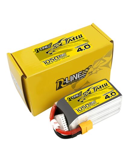 Аккумулятор Tattu R-Line V4.0 1050мАч 130C 6S LiPo (XT60), изображение 5 Аккумулятор Tattu R-Line V4.0 1050мАч 130C 6S LiPo (XT60), изображение 5