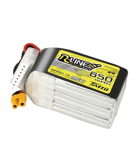 Аккумулятор Tattu R-Line V1.0 650мАч 6S 95C LiPo (XT30), изображение 2