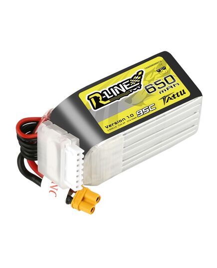 Аккумулятор Tattu R-Line V1.0 650мАч 6S 95C LiPo (XT30), изображение 3