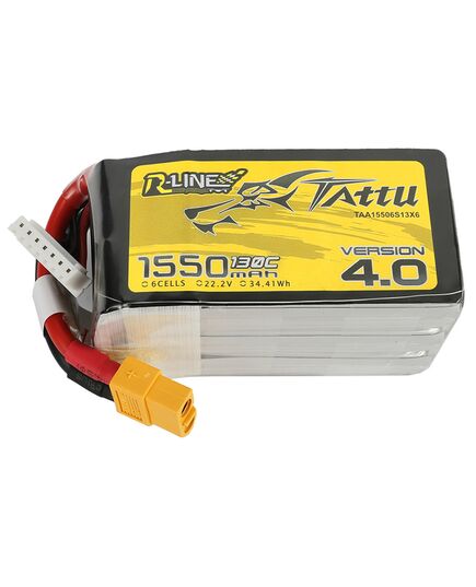 Аккумулятор Tattu R-Line V4.0 1550мАч 6S 130C LiPo (XT60)