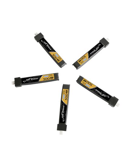 Аккумуляторы Tattu 300мАч 1S 75C LiHV (BT2.0) (5 шт.), изображение 2 Аккумуляторы Tattu 300мАч 1S 75C LiHV (BT2.0) (5 шт.), изображение 2