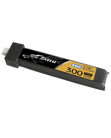 Аккумуляторы Tattu 300мАч 1S 75C LiHV (BT2.0) (5 шт.), изображение 5 Аккумуляторы Tattu 300мАч 1S 75C LiHV (BT2.0) (5 шт.), изображение 5
