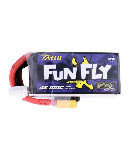 Аккумулятор Tattu FunFly 1550мАч 4S 100C LiPo (XT60), изображение 3