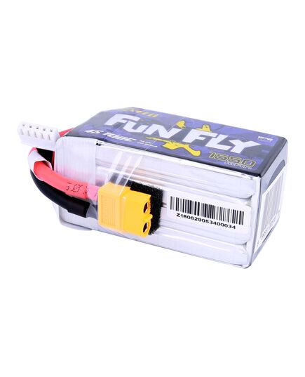 Аккумулятор Tattu FunFly 1550мАч 4S 100C LiPo (XT60), изображение 4