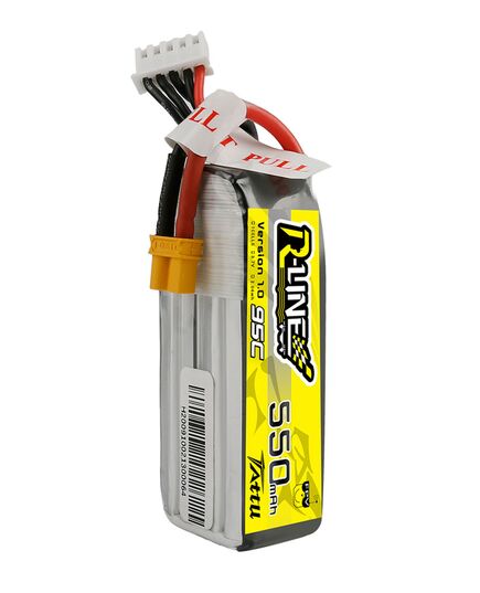 Аккумулятор Tattu R-Line 550мАч 4S 95C LiPo (XT30), изображение 2