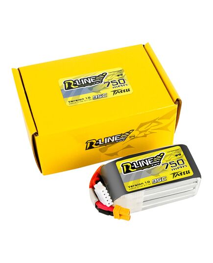 Аккумулятор Tattu R-Line 750мАч 4S 95C LiPo (XT30), изображение 4