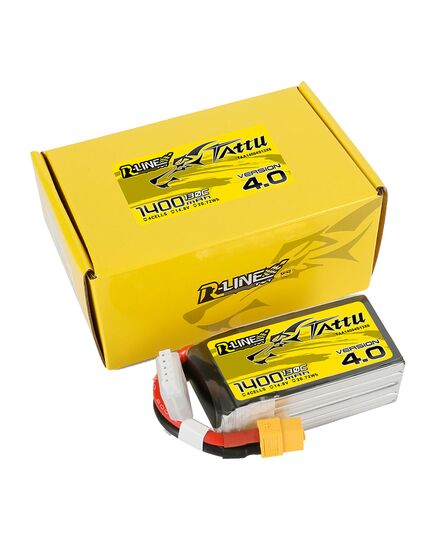 Аккумулятор Tattu R-Line V4.0 1400мАч 4S 130C LiPo (XT60), изображение 4 Аккумулятор Tattu R-Line V4.0 1400мАч 4S 130C LiPo (XT60), изображение 4