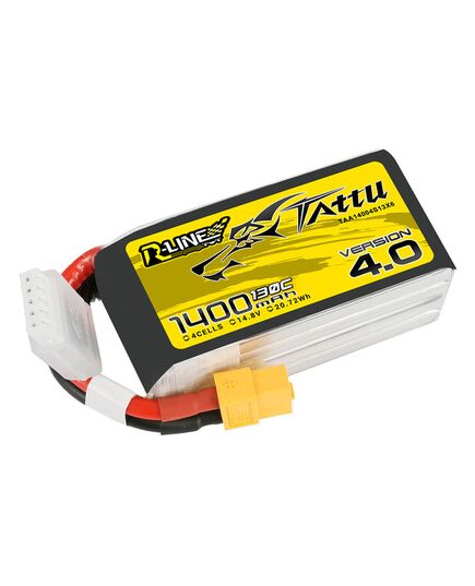 Аккумулятор Tattu R-Line V4.0 1400мАч 4S 130C LiPo (XT60)