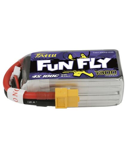 Аккумулятор Tattu FunFly 1300мАч 4S 100C LiPo (XT60)