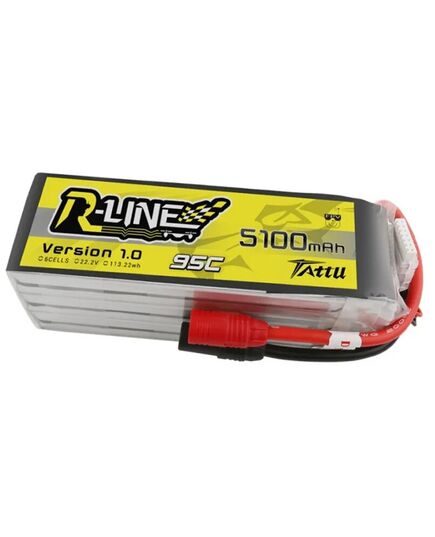 Аккумулятор Tattu R-Line 5100мАч 6S 95C LiPo (AS150)