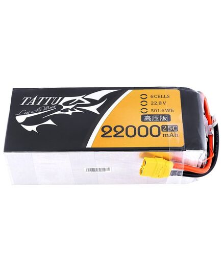 Аккумулятор Tattu 22000мАч 6S 25C 22,8В LiPo HV (высокого напряжения)